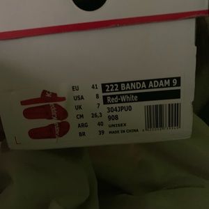 Kappa Slides never worn